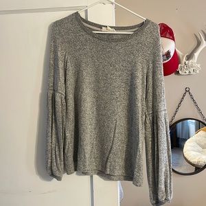 Pink Rose Scoop Neck Sweater